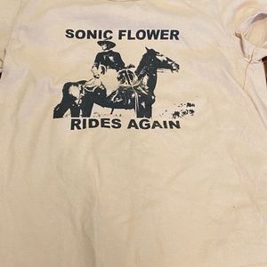 BRANDY MELVILLE sonic flower short sleeve shirt **worn once**